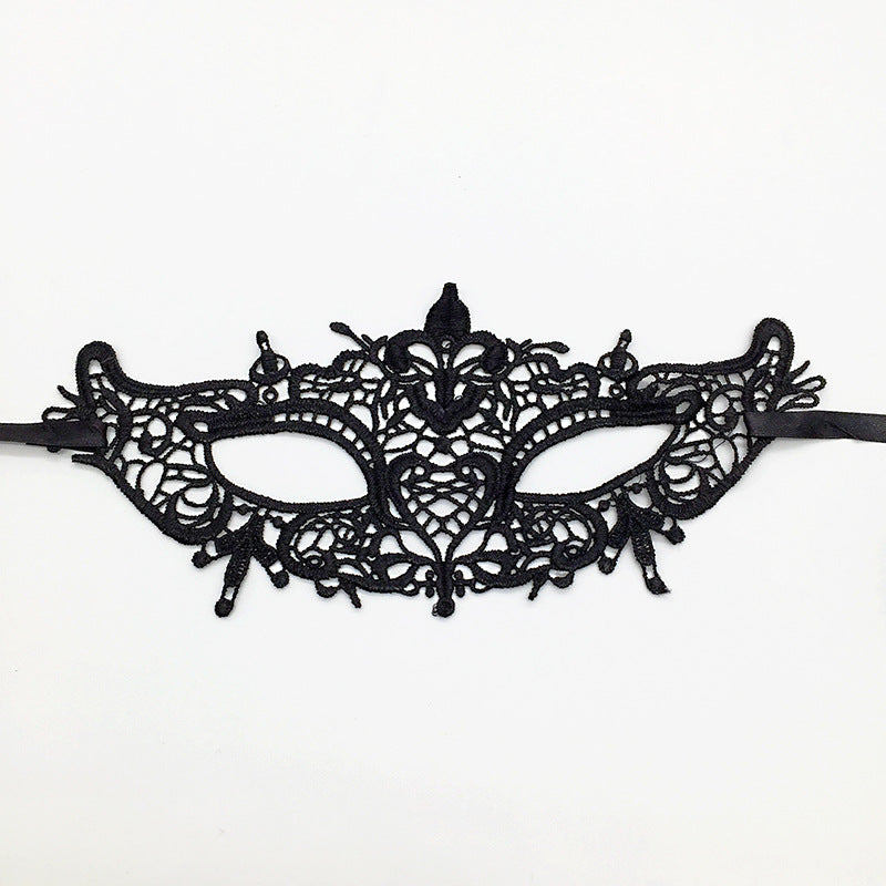 Cross-border exclusive masquerade party lace mask Christmas Halloween fun unshaped eye mask supplies