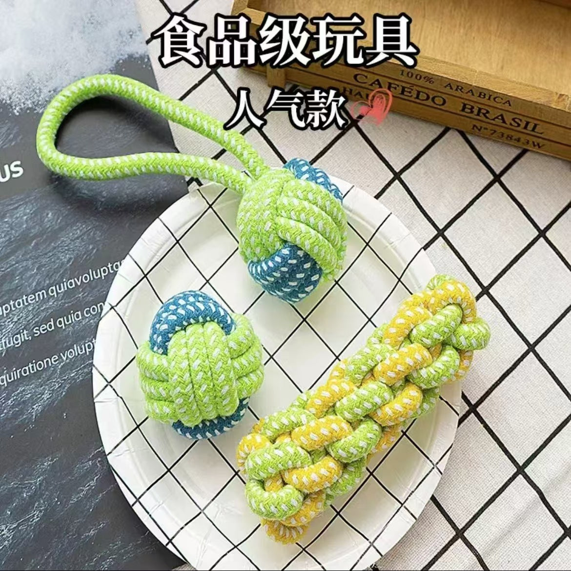 New dog toy chew rope strong and bite-resistant dog teething stick self-entertaining medium and large dog toys pet supplies