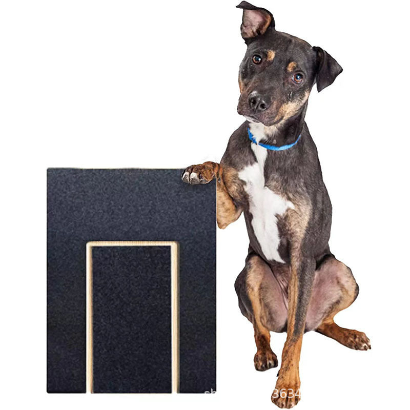 Wooden pet scratching board household wear-resistant and scratch-resistant solid wood file board can be pulled out and folded dog toy nail file board
