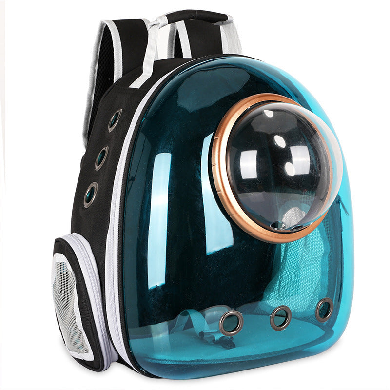 Pet bag new style fashion trend leisure style simple pet backpack large capacity space capsule breathable cat bag
