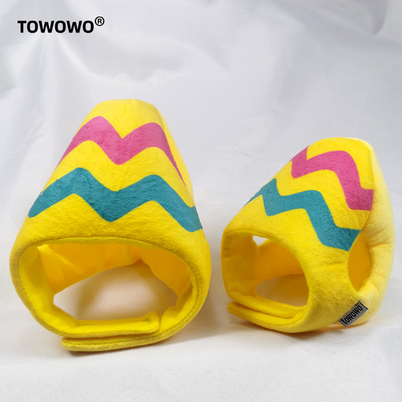 New Year Pet Christmas Hat Cat Cute Pet Head Clothing Supplies Transformed into Panda Small Dog and Cat Toy Headgear