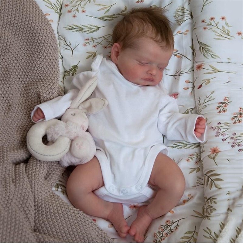 Simulation cross-border reborn doll 50cm vinyl doll doll toy reborn baby foreign trade toys