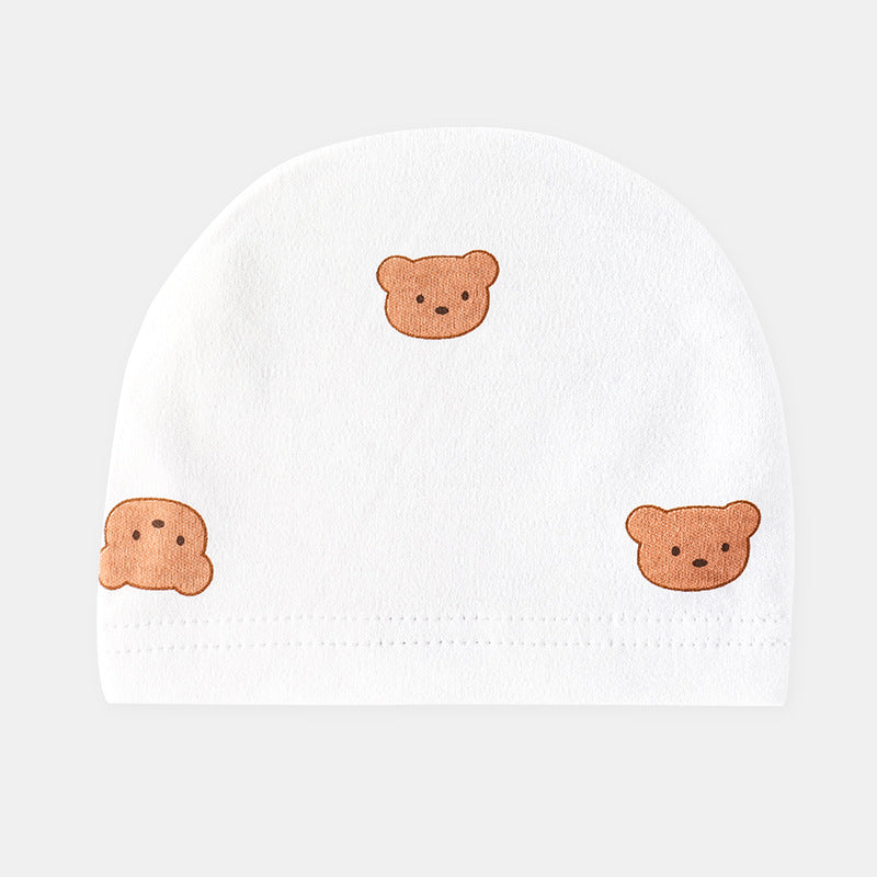 Newborn baby hat spring and autumn style 0-3 months summer boys and girls baby cotton halogen door hat newborn fetus hat