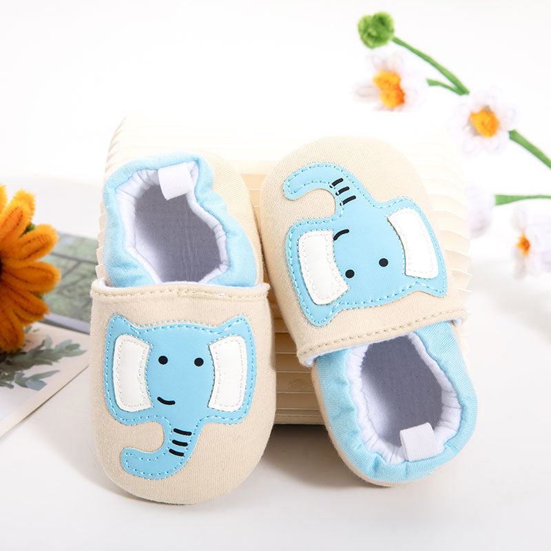 Factory direct sales baby soft sole toddler shoes 0-1-2 years old boys and girls baby shoes fashionable home non-slip baby shoes