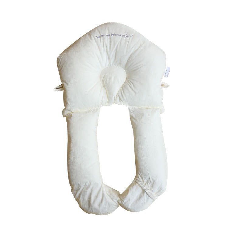 Cross-border product newborn baby shaping pillow 0-18 months old baby anti-tilt head flat head sleeping artifact