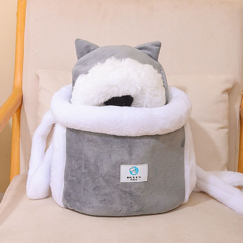 Manufacturers directly supply cat bag winter warm outing portable cat outing bag carrying bag large capacity crossbody pet bag