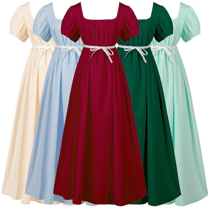 2024 Halloween Amazon wish gothic maid coat large size lace performance stage clothing manufacturer