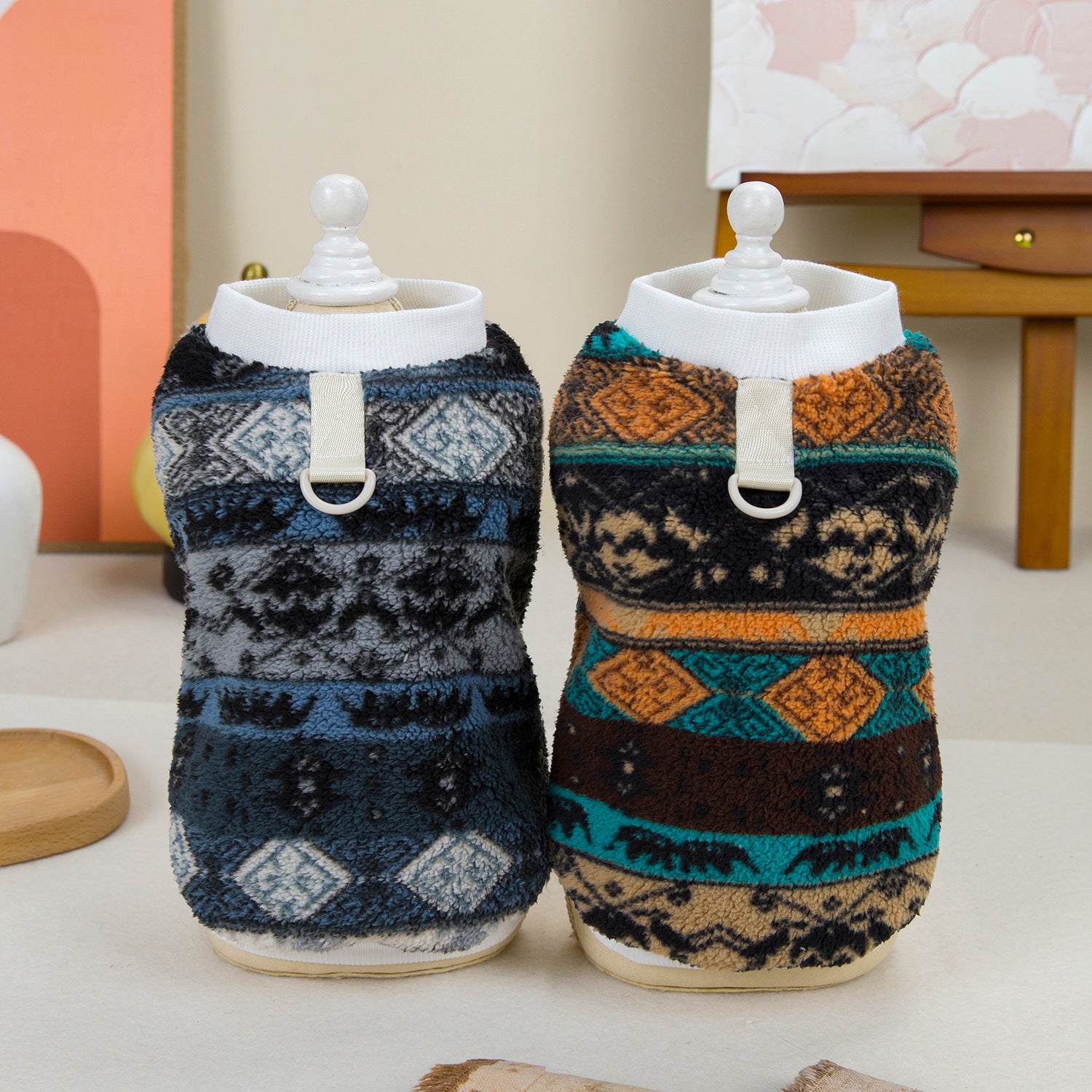 Pet dog clothes pet two-leg fleece pet dog clothing autumn and winter new 24 new Nordic style fleece