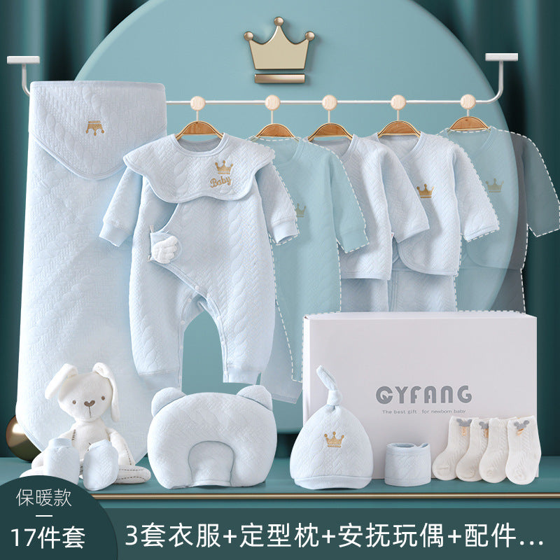 Baby Gift Box Set Newborn Gift Full Moon Gift Baby Clothing Newborn Supplies Spring Autumn Winter
