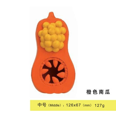 Amazon cross-border pet hot-selling large dog toy natural rubber leaking food grinding teeth cleaning teeth educational sound bite resistant