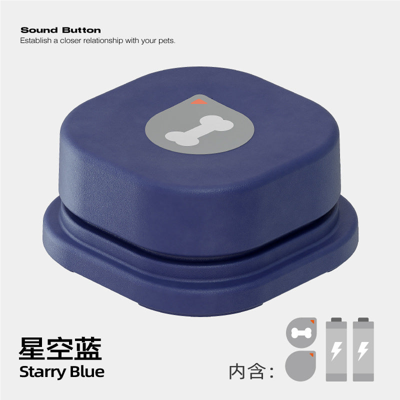 Pet communication button recording button vocal training dog talking button squeeze box button dog toy