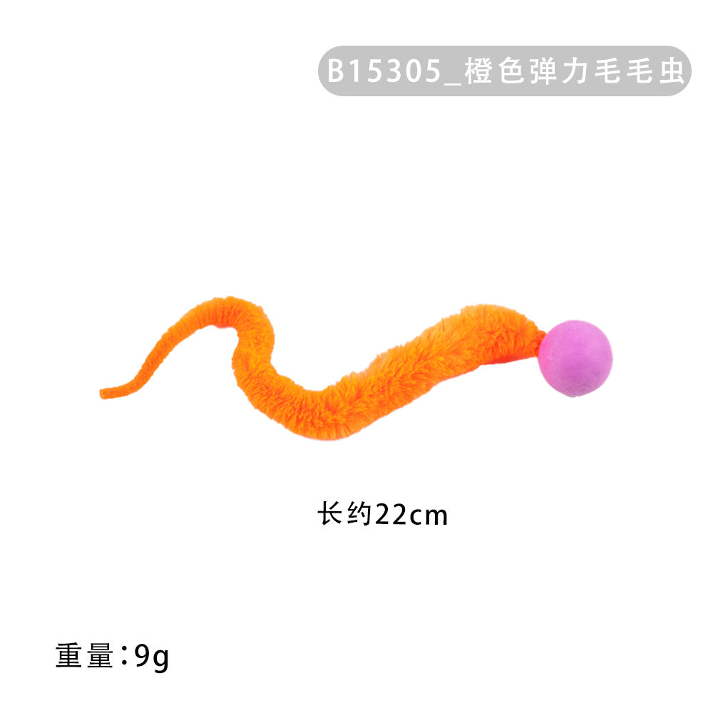 Summary of cat toy combination accessories Plastic bell ball flower drum rainbow ball feather mouse pet cat toy