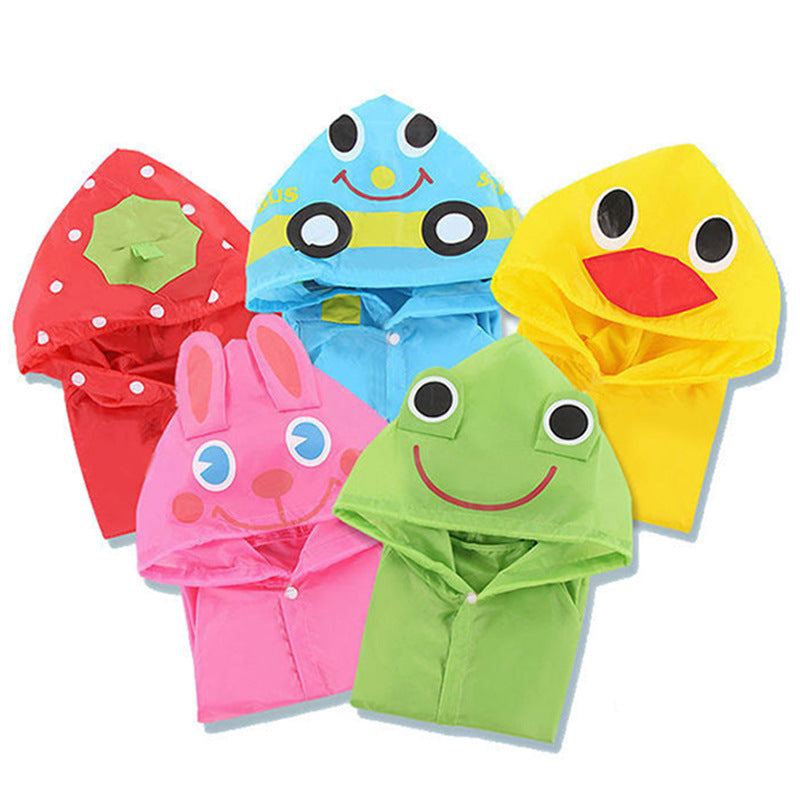 Children's raincoat kindergarten boys and girls baby raincoat primary school students waterproof thick raincoat 0-10 years old