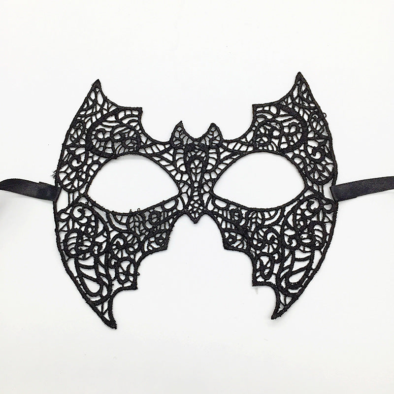Cross-border exclusive masquerade party lace mask Christmas Halloween fun unshaped eye mask supplies