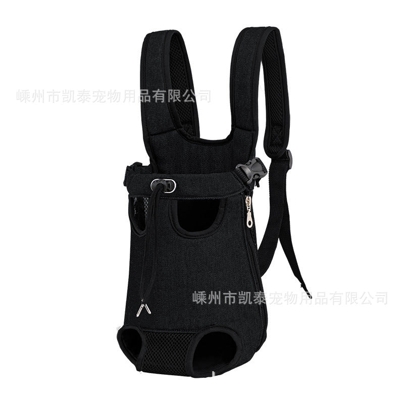 Factory direct sales pet chest bag for going out, comfortable and portable breathable dog bag and cat bag, pet shoulder bag