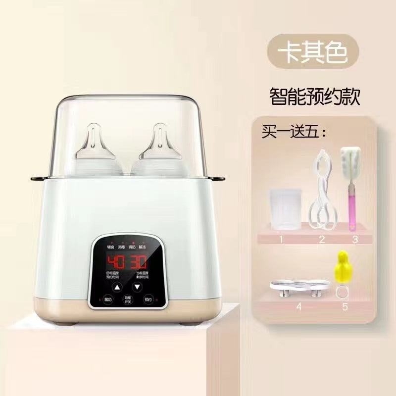 Manufacturer baby milk warmer multifunctional milk warmer constant temperature double bottle milk warmer with remote control