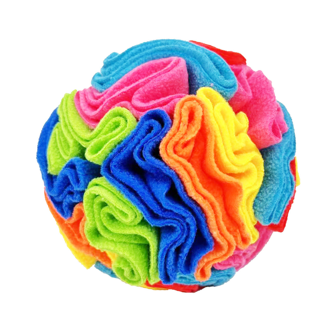 Pet dog sniffing toy ball teeth grinding colorful ball training puzzle pet toy supplies cross-border e-commerce hot sale
