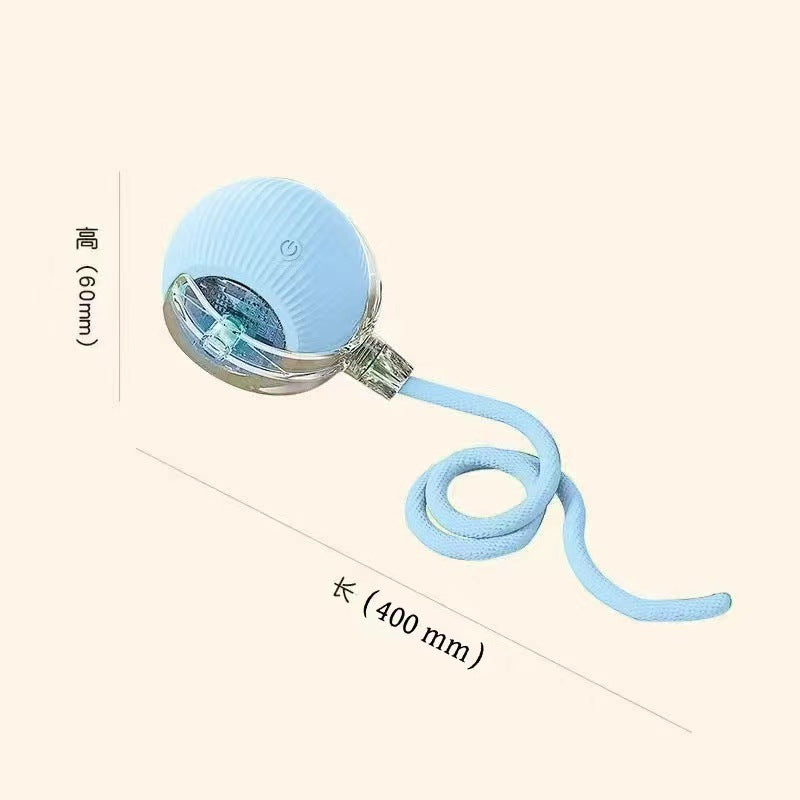 New cat and dog pet toy ball, self-entertainment and fun cat ball, chew-resistant cat chasing toy artifact