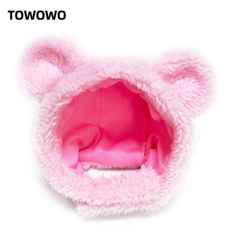 New Year Pet Christmas Hat Cat Cute Pet Head Clothing Supplies Transformed into Panda Small Dog and Cat Toy Headgear