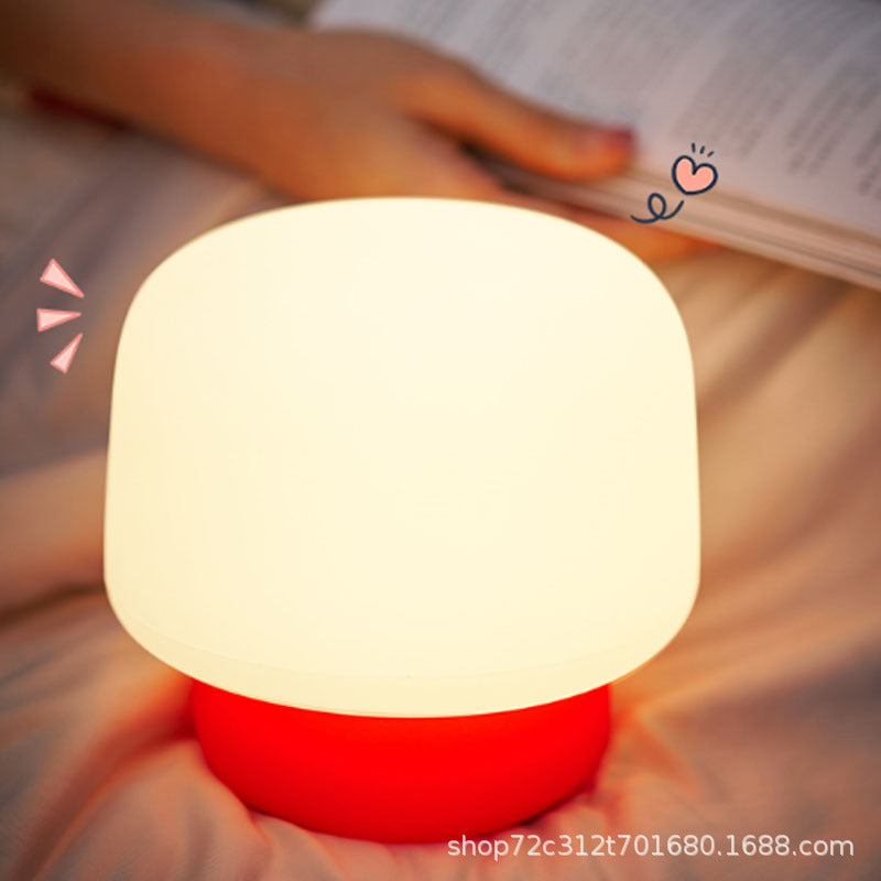Cross-border cloud silicone night light pat light charging desk lamp baby special night light net celebrity bedside lamp ornaments