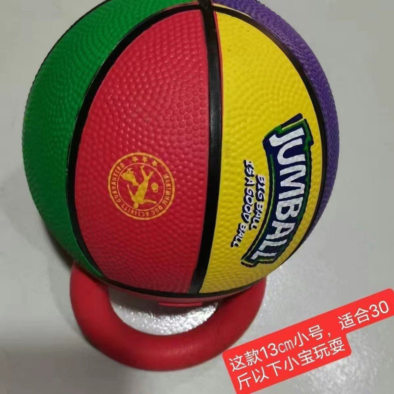 ee4 pet dog toy ball bite-resistant large dog border collie golden retriever rubber elastic training small, medium and large dog special ring