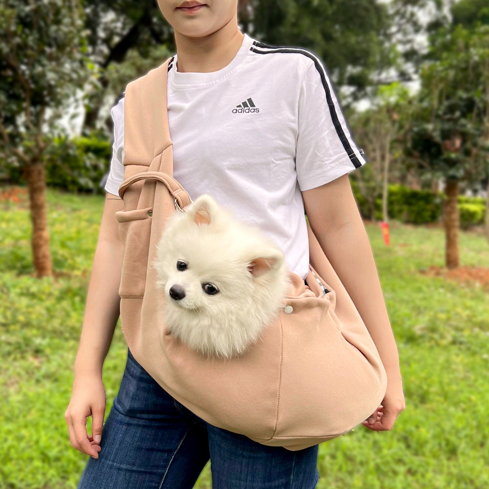 Cross-border cat pet backpack new autumn and winter shoulder bag messenger bag cat bag dog outing bag dog supplies Bichon