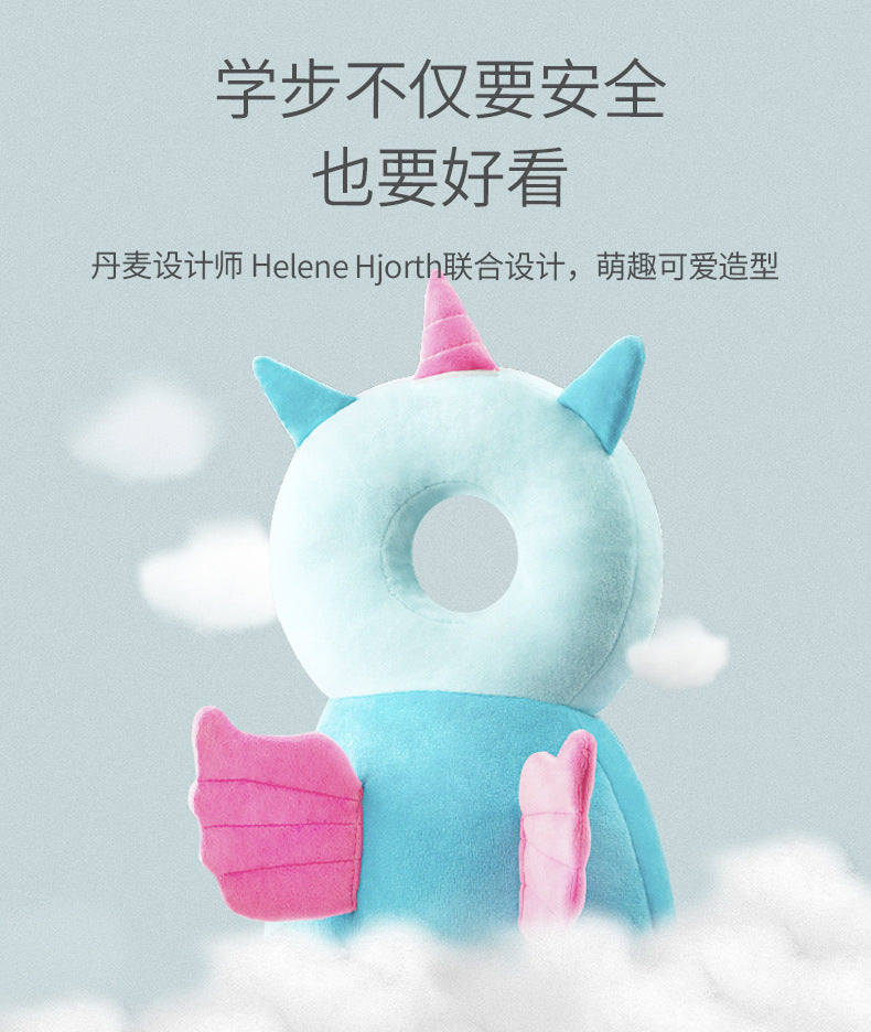 New spot children's anti-fall pillow baby toddler head pillow baby breathable pillow learn to walk head protection pad