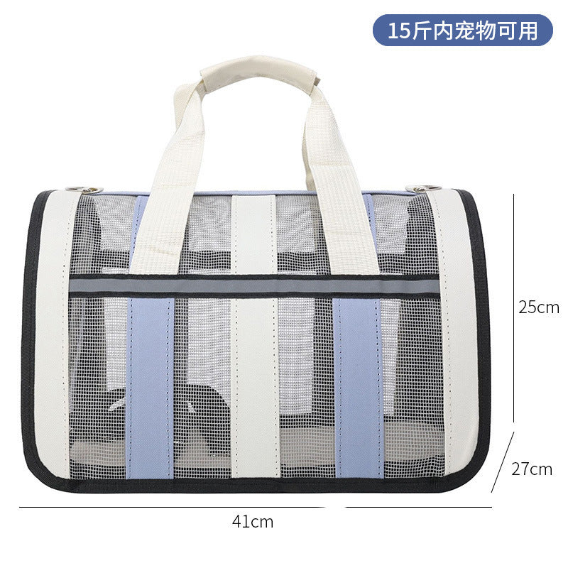 Wholesale cat bag convenient pet folding pet bag cat breathable space capsule single shoulder portable dog backpack
