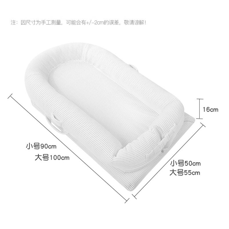 Portable baby crib mid-bed anti-pressure multifunctional movable baby newborn bb game safety bed breathable