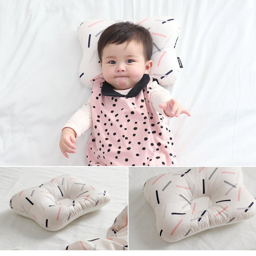 Cross-border supply baby pillow anti-bias headrest 0-1 years old maternal and child products baby shaping pillow A03 shaping 3D pillow