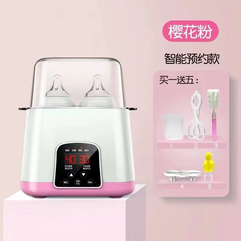 Manufacturer baby milk warmer multifunctional milk warmer constant temperature double bottle milk warmer with remote control