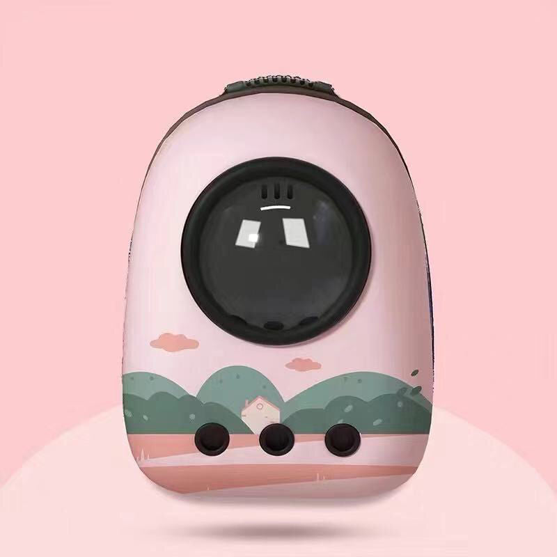 New style cat walking pet bag breathable portable backpack cat dog schoolbag large capacity lightweight space cat bag