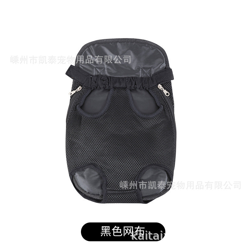 Factory direct sales pet chest bag for going out, comfortable and portable breathable dog bag and cat bag, pet shoulder bag