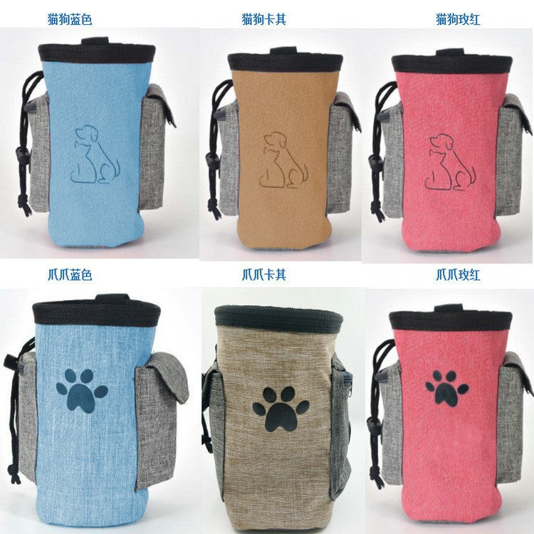 Factory direct sale Oxford cloth pet waist bag dog training dog food bag pet training bag pet bag dog snack bag dog food
