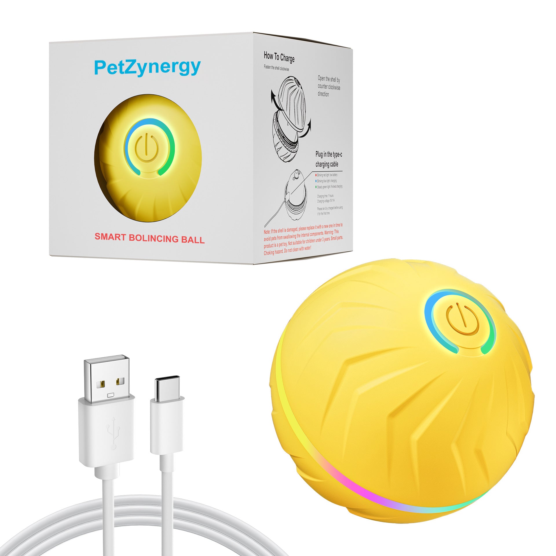 Pet gravity jumping ball dog toy ball gravity rolling ball cat toy ball cross-border hot sale