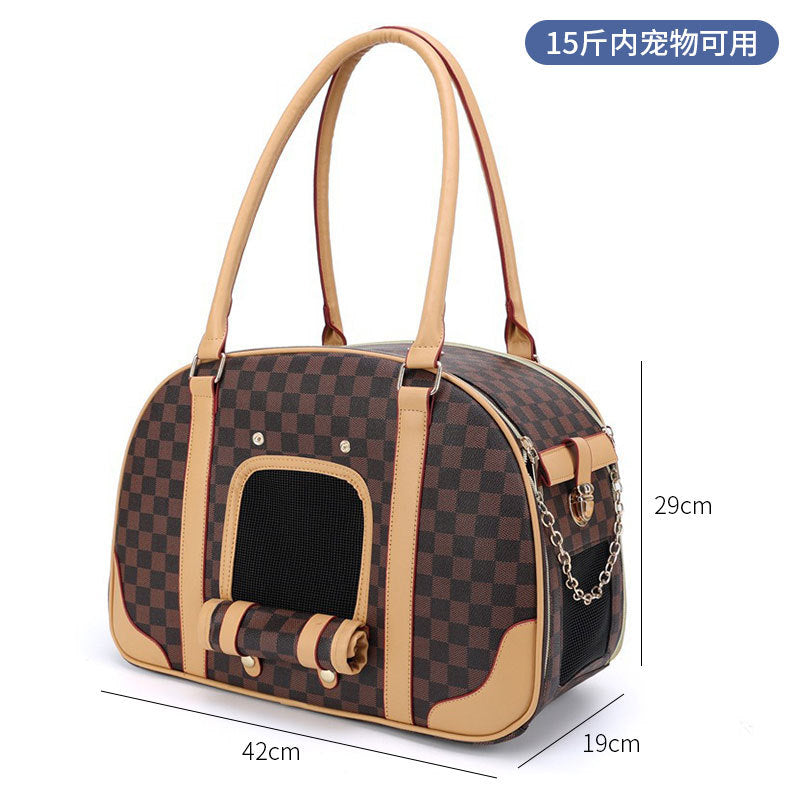 Spot pet bag portable breathable car cat bag hand-held foldable pet box multifunctional dog bag cross-border