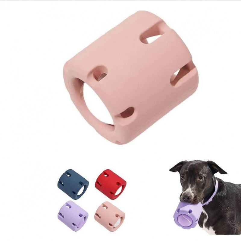 Cross-border creative dog interactive chew toy ball tennis cup rolling puzzle pet stress release chew-resistant toy