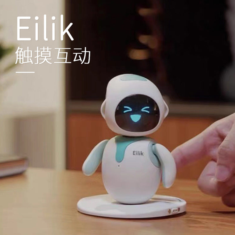 eilik robot AI artificial intelligence dialogue interactive companion emo desktop electronic pet smart toy cross-border