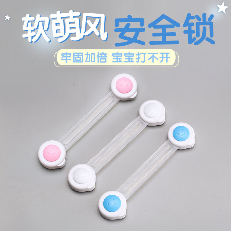 Baby safety lock drawer lock child anti-pinch cabinet door lock baby protection refrigerator lock for amazon