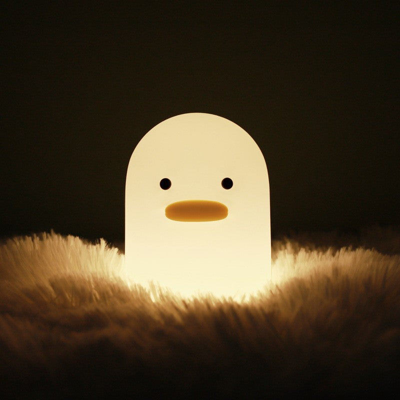 Dai Dai Duck silicone pat lamp USB charging baby feeding eye protection night light bedroom bedside sleep LED table lamp