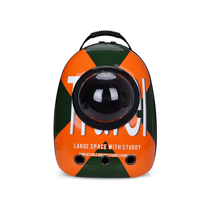New style cat walking pet bag breathable portable backpack cat dog schoolbag large capacity lightweight space cat bag