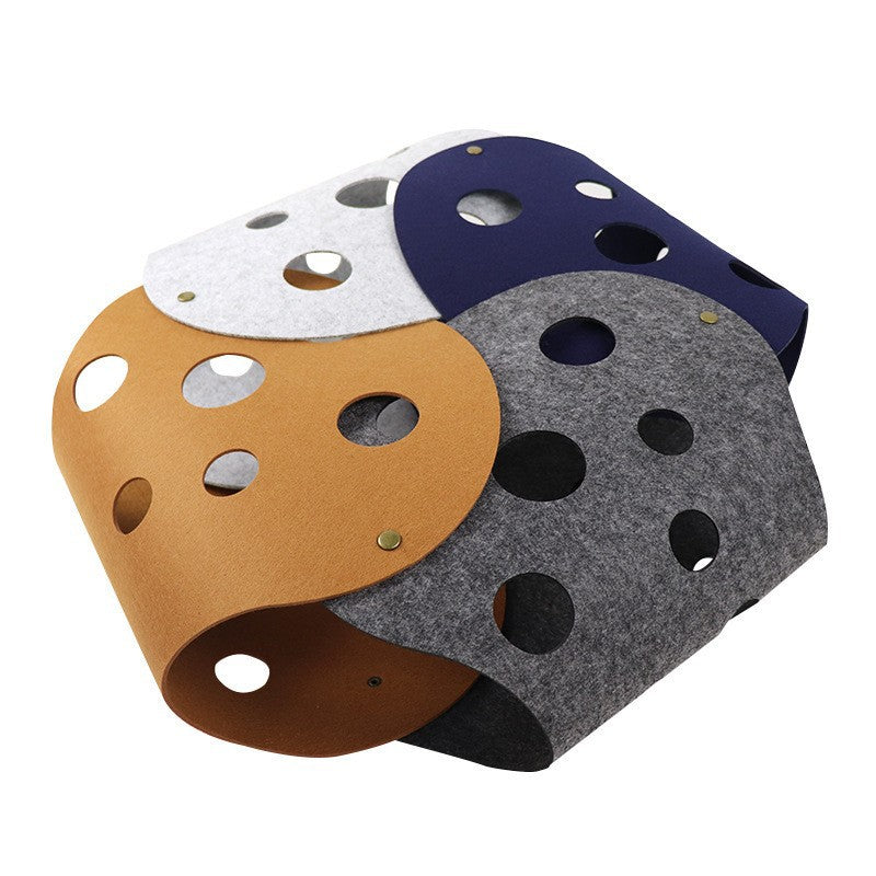 Felt cat tunnel DIY color matching cat tunnel toy pet egg roll shape self-entertainment to relieve boredom removable washable folding