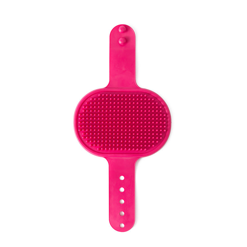 Toy silicone scratcher adjustable gloves massage brush pet comb dog cat clean combing bath brush