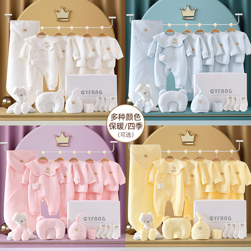 Baby Gift Box Set Newborn Gift Full Moon Gift Baby Clothing Newborn Supplies Spring Autumn Winter