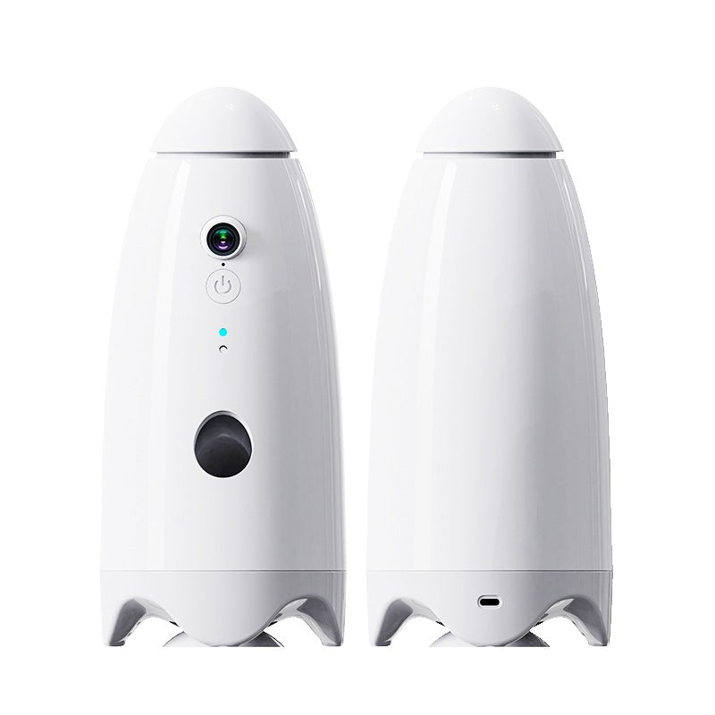 Smart food-bouncing and amusing interactive toy APP remote control rotating visual monitoring pet dynamic food-bouncing entertainment