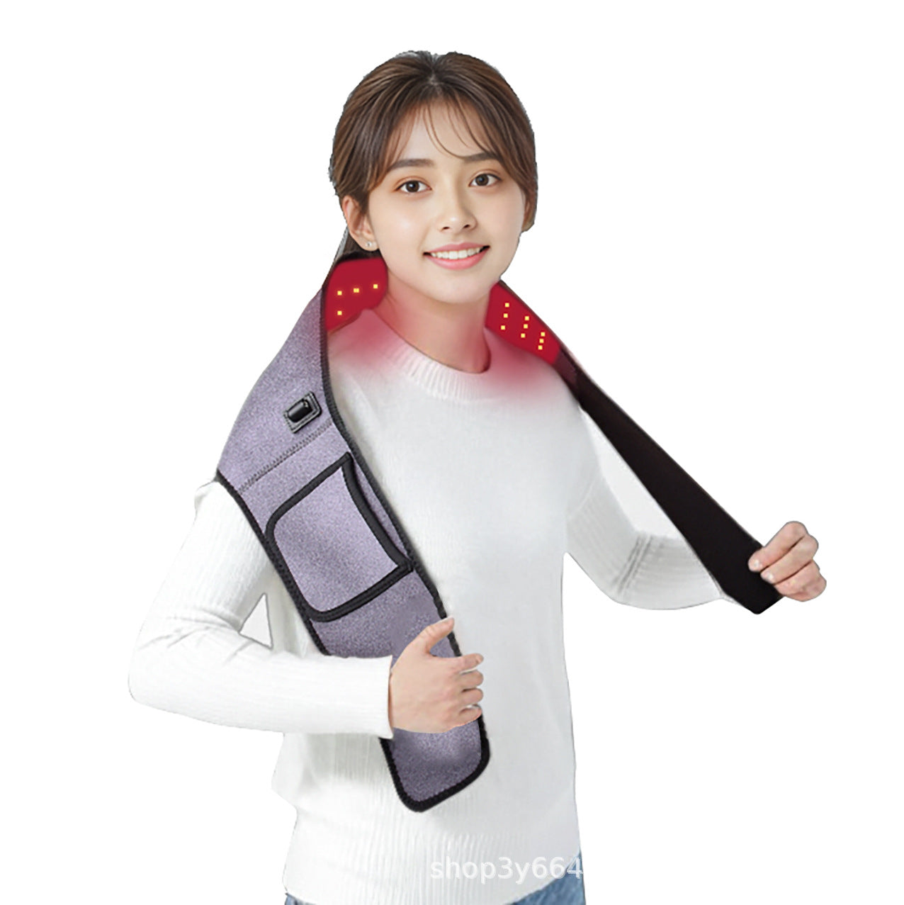 Amazon infrared heating waist belt household multi-function red light therapy lamp red light belt