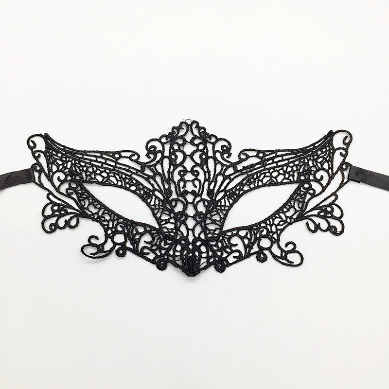Cross-border exclusive masquerade party lace mask Christmas Halloween fun unshaped eye mask supplies