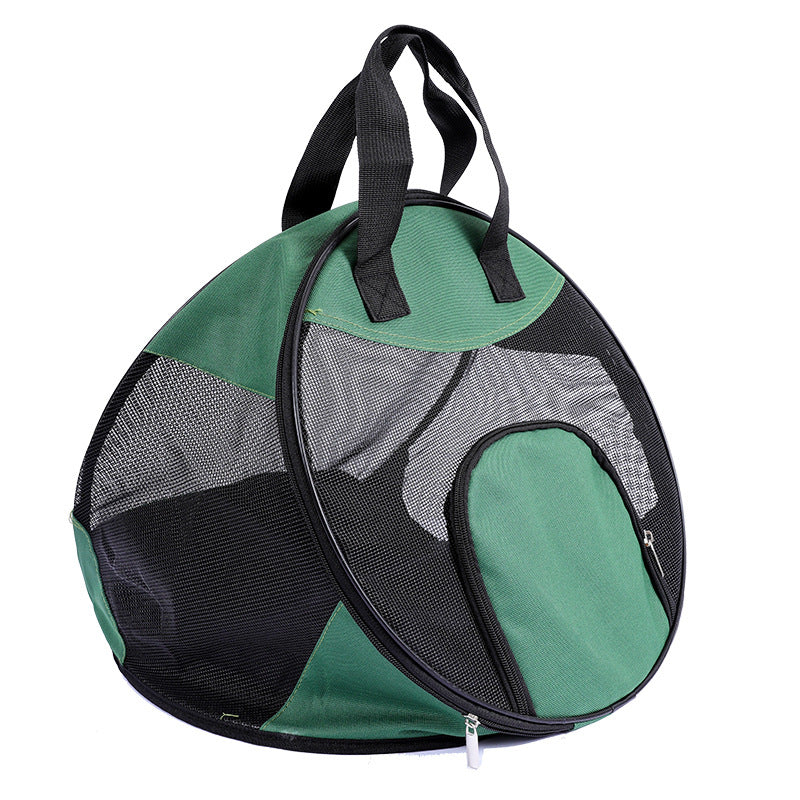 Portable cat bag for going out, portable, triangular, lightweight, portable, breathable, foldable pet bag for cats, dog bag, injection sterilization bag