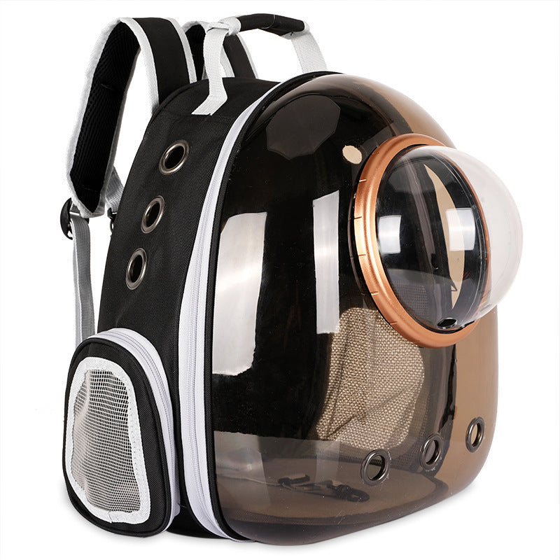 Pet bag new style fashion trend leisure style simple pet backpack large capacity space capsule breathable cat bag