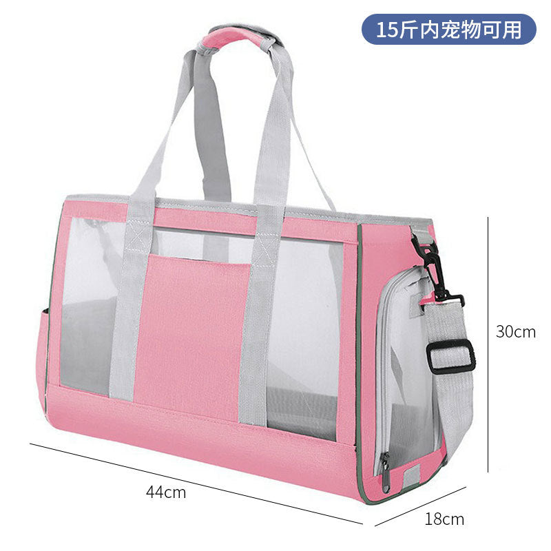Spot pet bag portable breathable car cat bag hand-held foldable pet box multifunctional dog bag cross-border